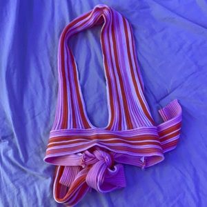 open back cropped tank